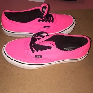 Hot Pink Unisex Vans (men’s 7.5 , women’s 9)